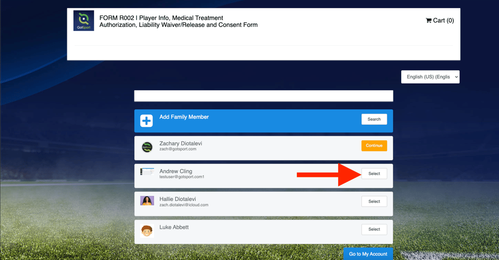As a Parent/Player - How to Complete the R-002 Form from US Club Soccer