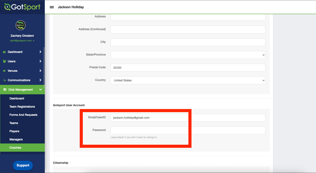 As an Admin - How to Reset User Passwords and Update Email/UserIDs